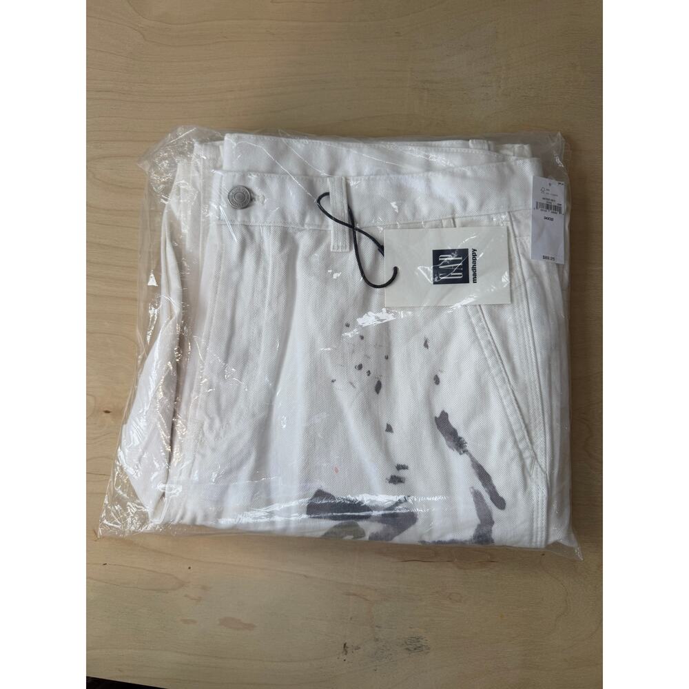 Gap x Madhappy Painter Carpenter Pants White NWT W34 L32 NWT Wide Leg - Picture 11 of 11